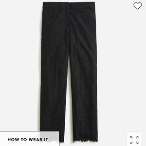 Willa cropped flare pant in lace